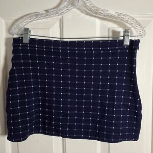 Forever 21 Pull On Blue Preppy Casual Miniskirt Size Large